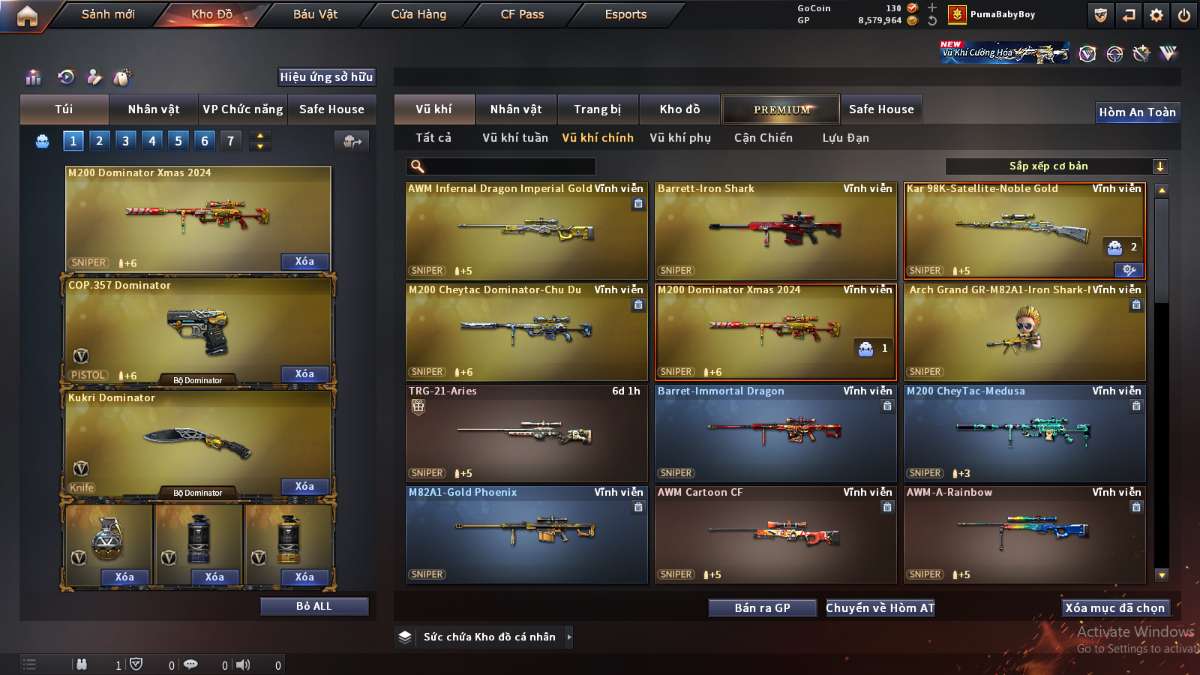 shop acc cf uy tin gia re